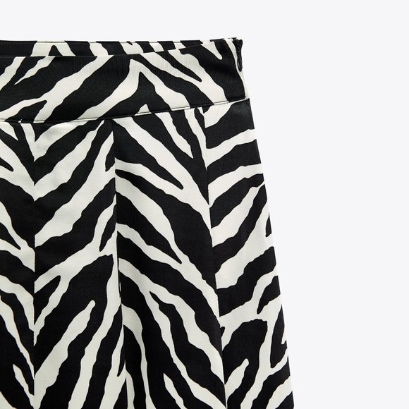 NWT Zara Animal Print Midi Skirt - Picture 10 of 10